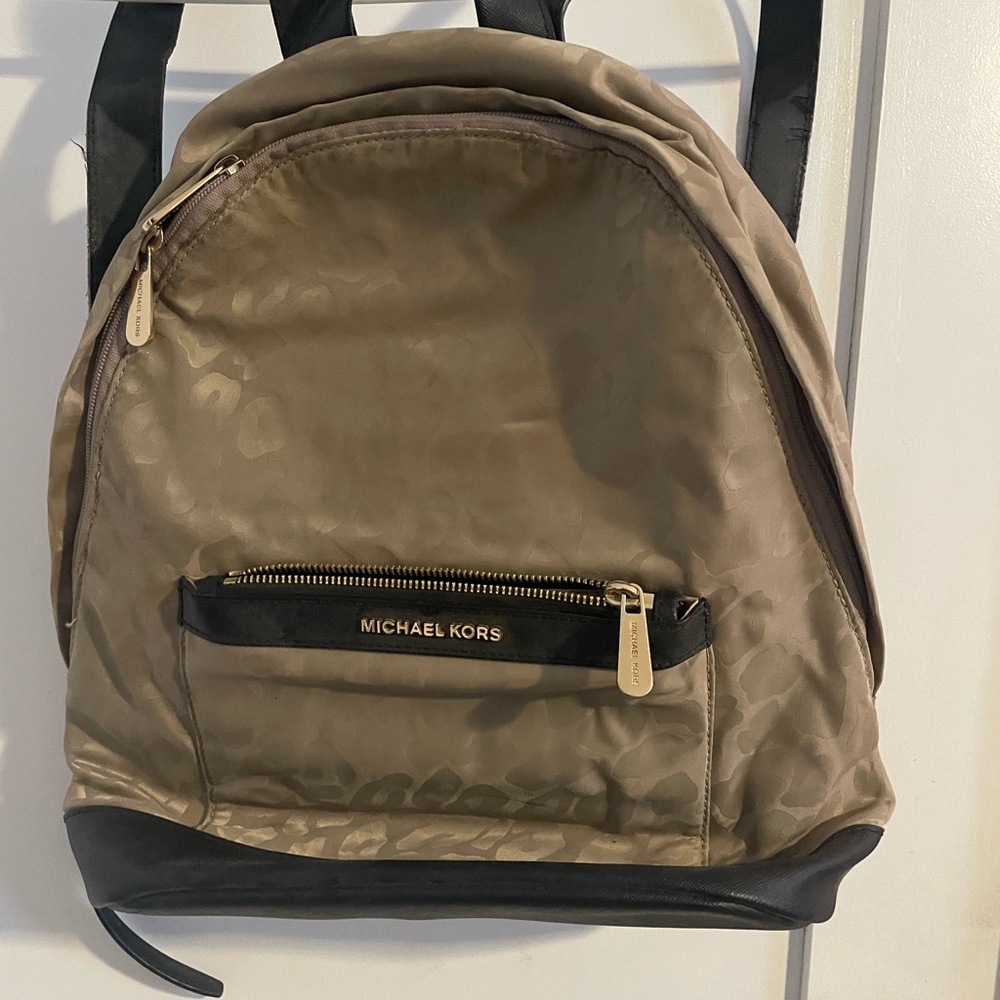 Michael Kors Beige Backpack